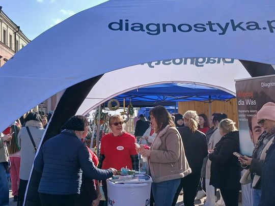 Rejestracja dawców szpiku na Rynku Wielkim w Zamościu - galeria zdjęć