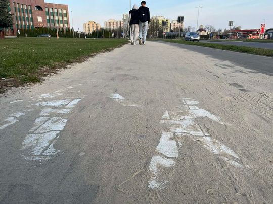 Sprzątanie ulic i chodników w Zamościu - galeria zdjęć