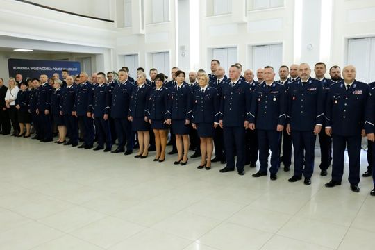 "Jajeczko" służb mundurowych Lubelszczyzny. Zobacz fotorelację z wielkanocnego spotkania