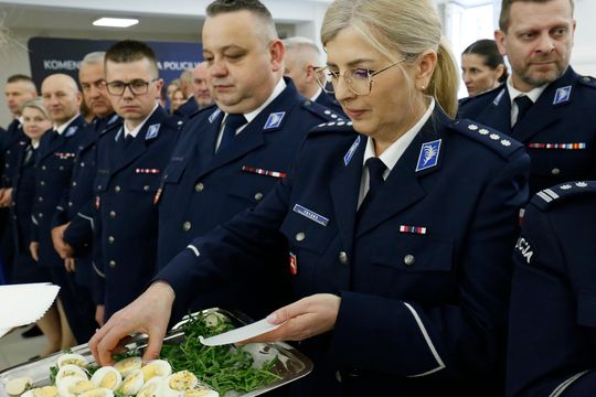 "Jajeczko" służb mundurowych Lubelszczyzny. Zobacz fotorelację z wielkanocnego spotkania