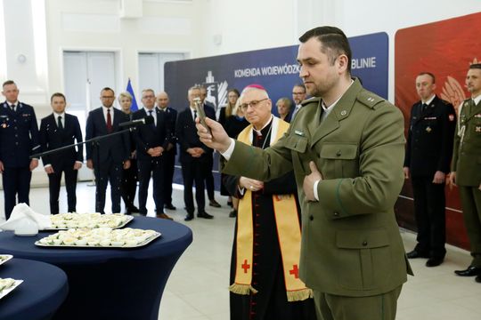 "Jajeczko" służb mundurowych Lubelszczyzny. Zobacz fotorelację z wielkanocnego spotkania