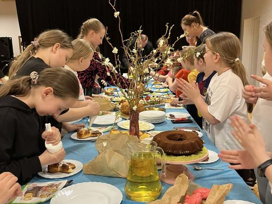 Rodzinne warsztaty wielkanocne w Tyszowcach [ZDJĘCIA]