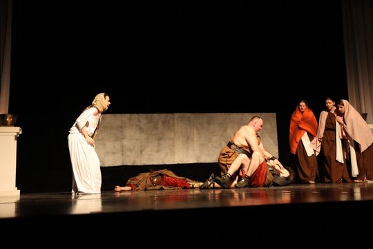 Quo vadis człowieku. Spektakl w reżyserii Marii Kozyry na deskach TDK [ZDJĘCIA]