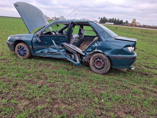 Wypadek w gminie Łaszczów. Kierowcy w szpitalu [ZDJĘCIA]