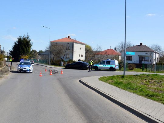 Chyża: 84-letni rowerzysta potrącony przez kierującego audi [ZDJĘCIA]