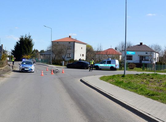 Chyża: 84-letni rowerzysta potrącony przez kierującego audi [ZDJĘCIA]