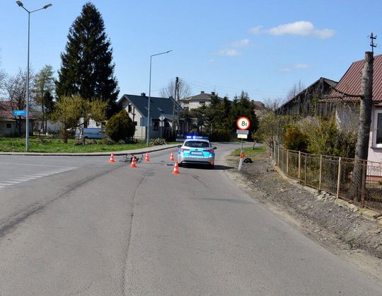 Chyża: 84-letni rowerzysta potrącony przez kierującego audi [ZDJĘCIA]