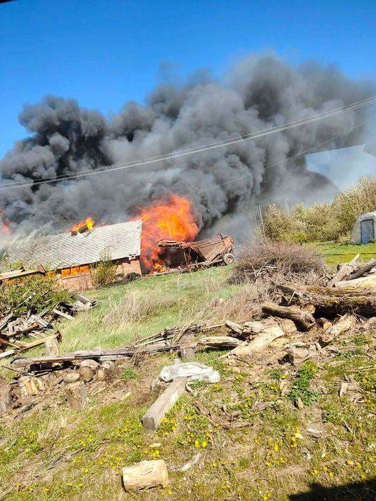 Piekło w Husynnem zaczęło się od wypalania traw [ZDJĘCIA]