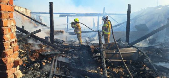 Piekło w Husynnem zaczęło się od wypalania traw [ZDJĘCIA]