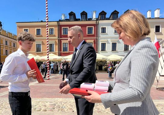 Dzień Flagi i Święto Narodowe Trzeciego Maja w Zamościu - galeria zdjęć