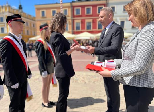 Dzień Flagi i Święto Narodowe Trzeciego Maja w Zamościu - galeria zdjęć