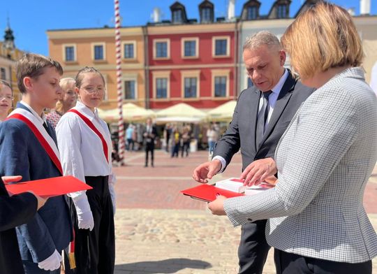 Dzień Flagi i Święto Narodowe Trzeciego Maja w Zamościu - galeria zdjęć