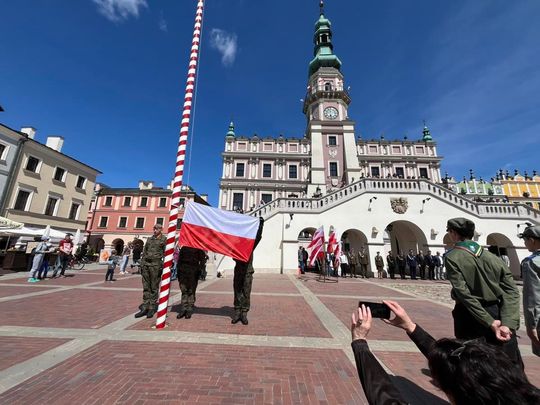Dzień Flagi i Święto Narodowe Trzeciego Maja w Zamościu - galeria zdjęć
