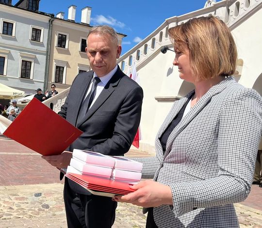 Dzień Flagi i Święto Narodowe Trzeciego Maja w Zamościu - galeria zdjęć