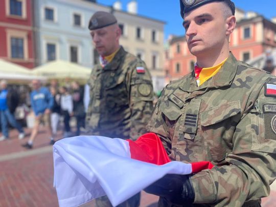 Dzień Flagi i Święto Narodowe Trzeciego Maja w Zamościu - galeria zdjęć