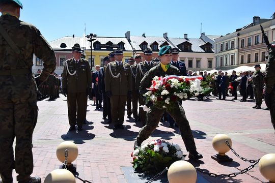 Dzień Flagi i Święto Narodowe Trzeciego Maja w Zamościu - galeria zdjęć