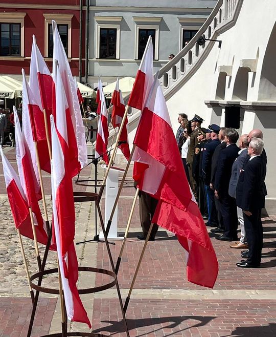 Dzień Flagi i Święto Narodowe Trzeciego Maja w Zamościu - galeria zdjęć