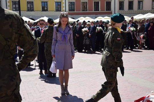 Dzień Flagi i Święto Narodowe Trzeciego Maja w Zamościu - galeria zdjęć