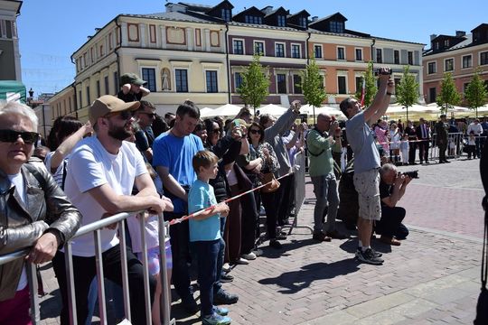 Dzień Flagi i Święto Narodowe Trzeciego Maja w Zamościu - galeria zdjęć