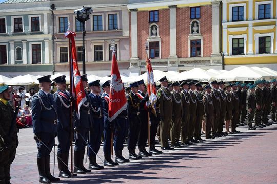 Dzień Flagi i Święto Narodowe Trzeciego Maja w Zamościu - galeria zdjęć