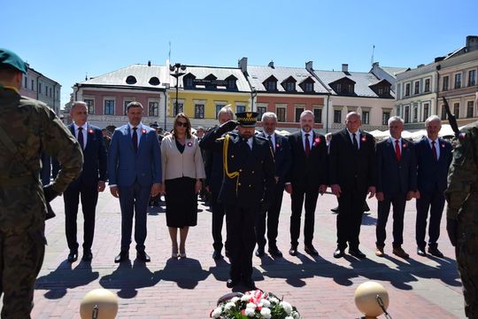 Dzień Flagi i Święto Narodowe Trzeciego Maja w Zamościu - galeria zdjęć