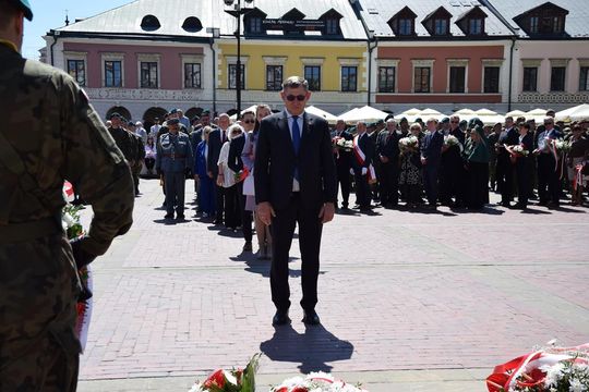 Dzień Flagi i Święto Narodowe Trzeciego Maja w Zamościu - galeria zdjęć