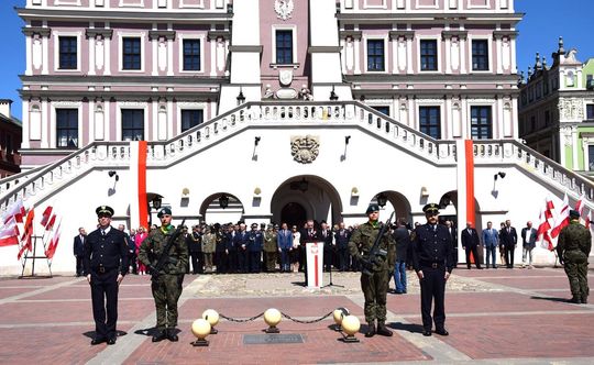 Dzień Flagi i Święto Narodowe Trzeciego Maja w Zamościu - galeria zdjęć