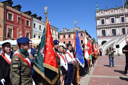 Dzień Flagi i Święto Narodowe Trzeciego Maja w Zamościu - galeria zdjęć