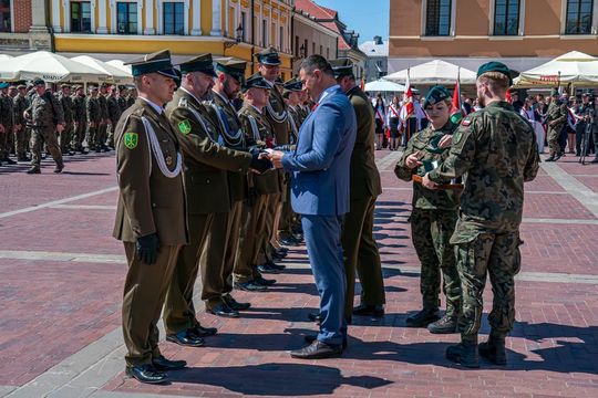 Tak Zamość świętował rocznicę uchwalenia Konstytucji 3 Maja [ZDJĘCIA]