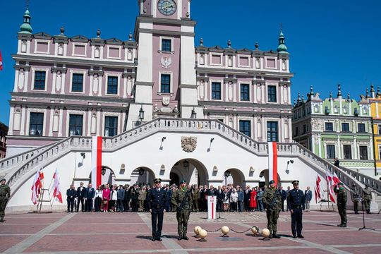 Tak Zamość świętował rocznicę uchwalenia Konstytucji 3 Maja [ZDJĘCIA]