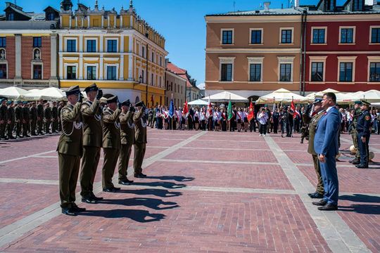 Tak Zamość świętował rocznicę uchwalenia Konstytucji 3 Maja [ZDJĘCIA]