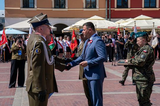 Tak Zamość świętował rocznicę uchwalenia Konstytucji 3 Maja [ZDJĘCIA]