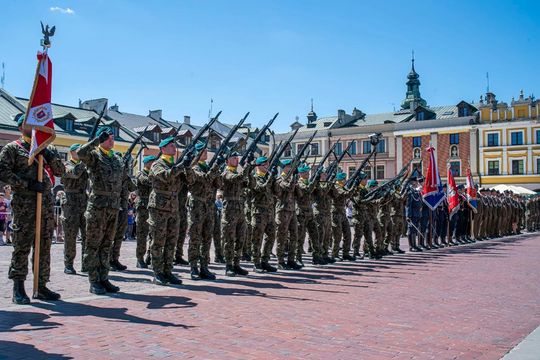 Tak Zamość świętował rocznicę uchwalenia Konstytucji 3 Maja [ZDJĘCIA]