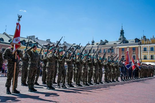 Tak Zamość świętował rocznicę uchwalenia Konstytucji 3 Maja [ZDJĘCIA]