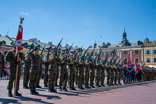 Tak Zamość świętował rocznicę uchwalenia Konstytucji 3 Maja [ZDJĘCIA]