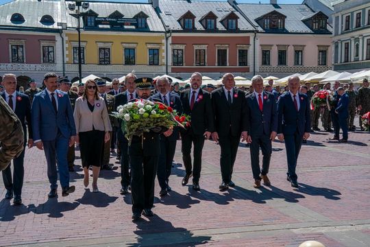 Tak Zamość świętował rocznicę uchwalenia Konstytucji 3 Maja [ZDJĘCIA]