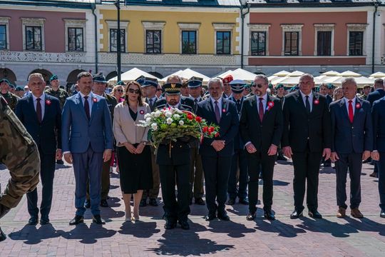 Tak Zamość świętował rocznicę uchwalenia Konstytucji 3 Maja [ZDJĘCIA]