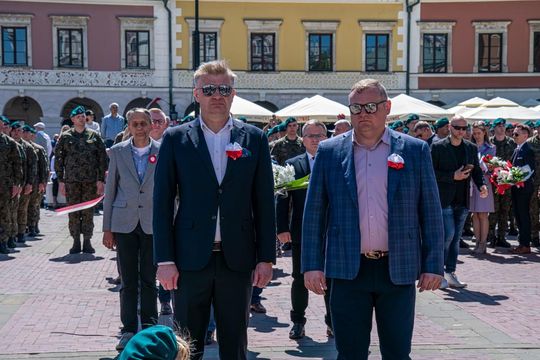Tak Zamość świętował rocznicę uchwalenia Konstytucji 3 Maja [ZDJĘCIA]