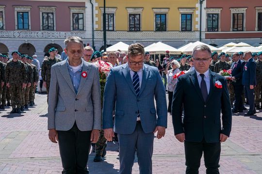 Tak Zamość świętował rocznicę uchwalenia Konstytucji 3 Maja [ZDJĘCIA]