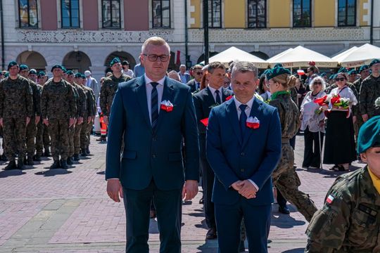 Tak Zamość świętował rocznicę uchwalenia Konstytucji 3 Maja [ZDJĘCIA]