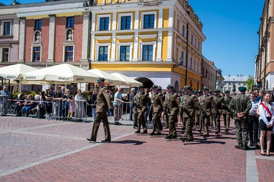 Tak Zamość świętował rocznicę uchwalenia Konstytucji 3 Maja [ZDJĘCIA]