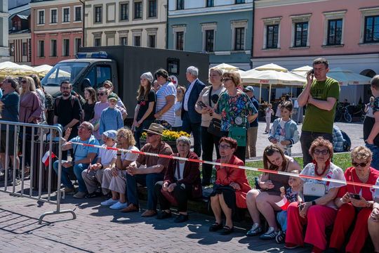Tak Zamość świętował rocznicę uchwalenia Konstytucji 3 Maja [ZDJĘCIA]