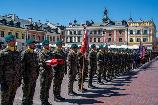 Tak Zamość świętował rocznicę uchwalenia Konstytucji 3 Maja [ZDJĘCIA]