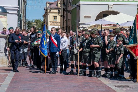 Tak Zamość świętował rocznicę uchwalenia Konstytucji 3 Maja [ZDJĘCIA]