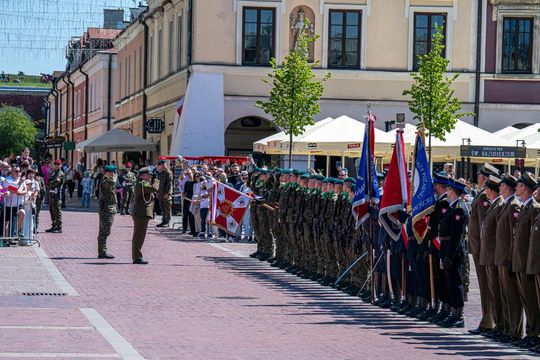Tak Zamość świętował rocznicę uchwalenia Konstytucji 3 Maja [ZDJĘCIA]