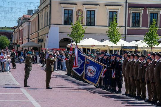 Tak Zamość świętował rocznicę uchwalenia Konstytucji 3 Maja [ZDJĘCIA]