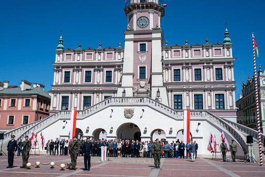 Tak Zamość świętował rocznicę uchwalenia Konstytucji 3 Maja [ZDJĘCIA]