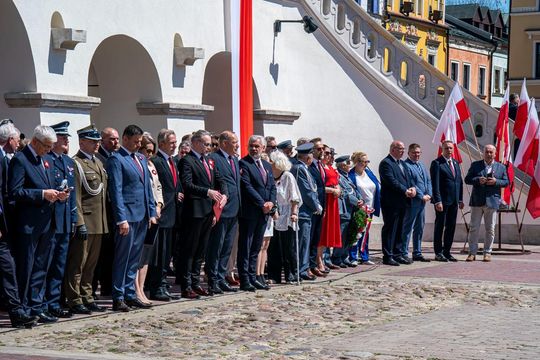 Tak Zamość świętował rocznicę uchwalenia Konstytucji 3 Maja [ZDJĘCIA]