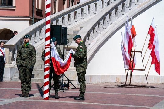 Tak Zamość świętował rocznicę uchwalenia Konstytucji 3 Maja [ZDJĘCIA]