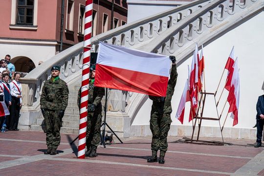 Tak Zamość świętował rocznicę uchwalenia Konstytucji 3 Maja [ZDJĘCIA]